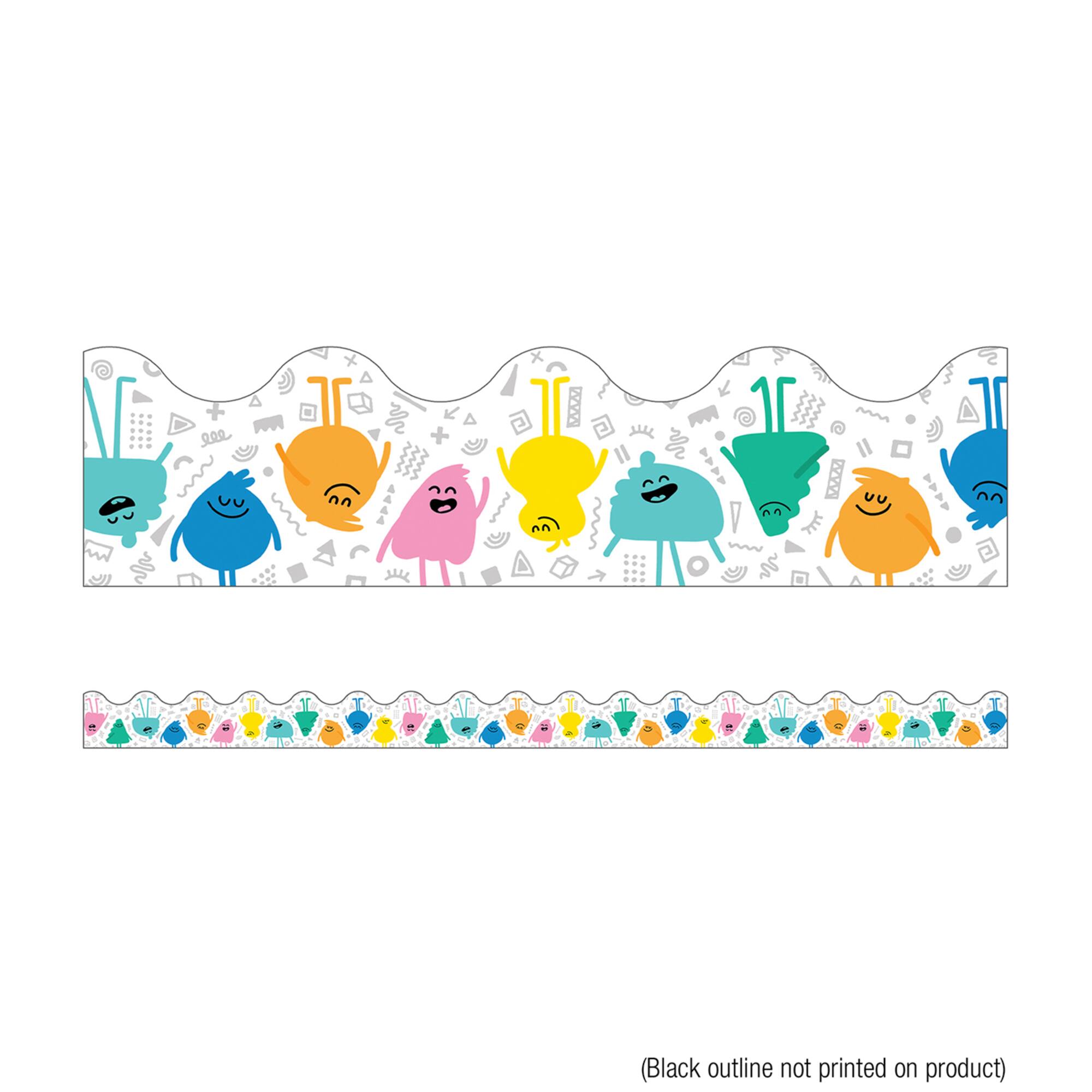 Carson Dellosa® Happy Friends Scalloped Border, 234ft.